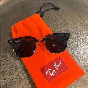 Ray-Ban Classic Black and Gold Sunglasses